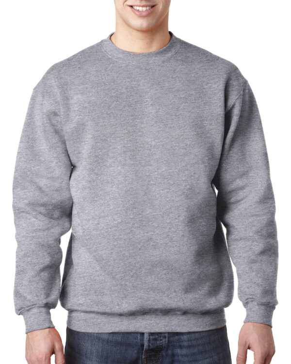 Bayside Adult 9.5 oz., 80/20 Heavyweight Crewneck Sweatshirt - Image 4