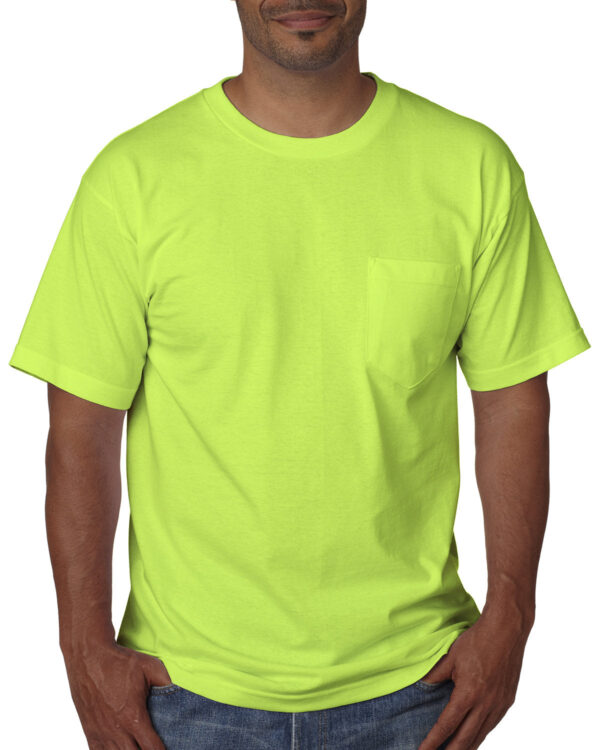 Bayside Adult Short-Sleeve T-Shirt with Pocket - Image 4