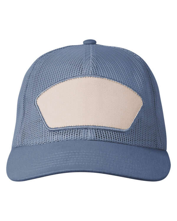 Big Accessories All-Mesh Patch Trucker Hat: Breathable Comfort with Artful Detail - Image 5