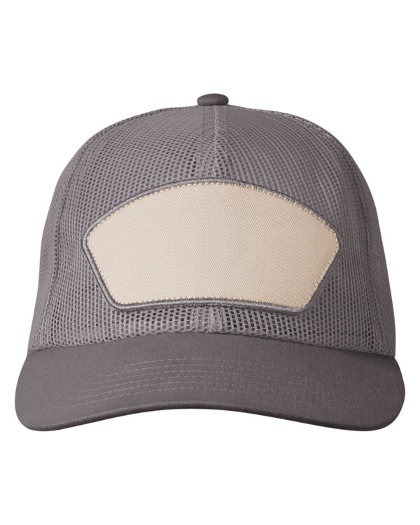 Big Accessories All-Mesh Patch Trucker Hat: Breathable Comfort with Artful Detail - Image 2