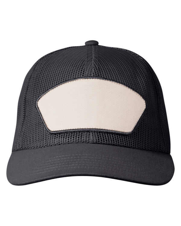 Big Accessories All-Mesh Patch Trucker Hat: Breathable Comfort with Artful Detail