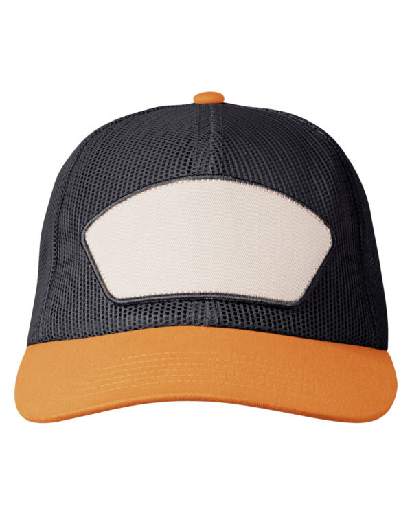 Big Accessories All-Mesh Patch Trucker Hat: Breathable Comfort with Artful Detail - Image 4