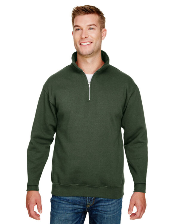 Bayside Unisex 9.5 oz., 80/20 Quarter-Zip Pullover Sweatshirt - Image 6