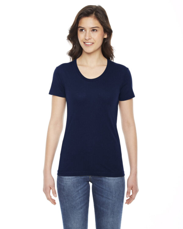 american-apparel-ladies-poly-cotton-short-sleeve-crewneck - Image 4