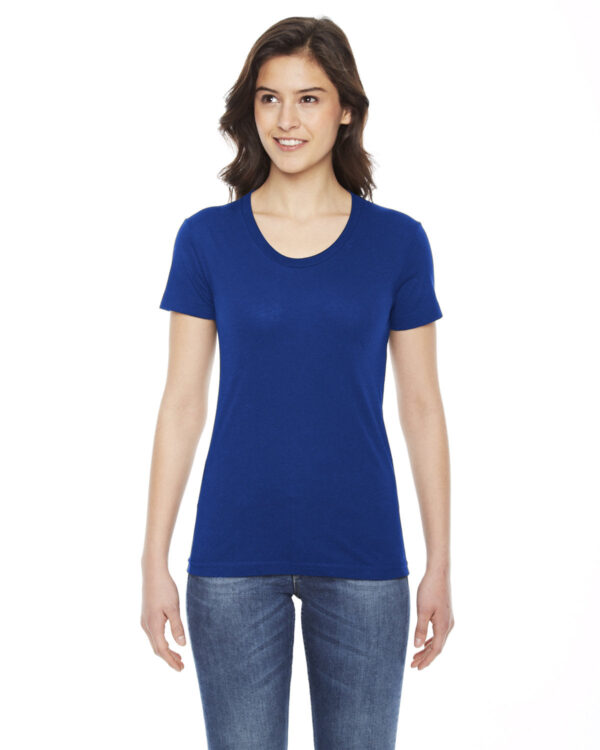 american-apparel-ladies-poly-cotton-short-sleeve-crewneck - Image 5