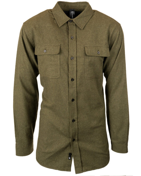 Burnside Men's Solid Flannel Shirt BU8200