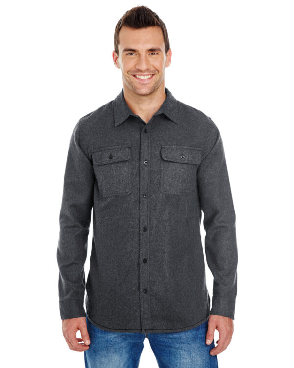 Burnside Men's Solid Flannel Shirt BU8200 - Image 3