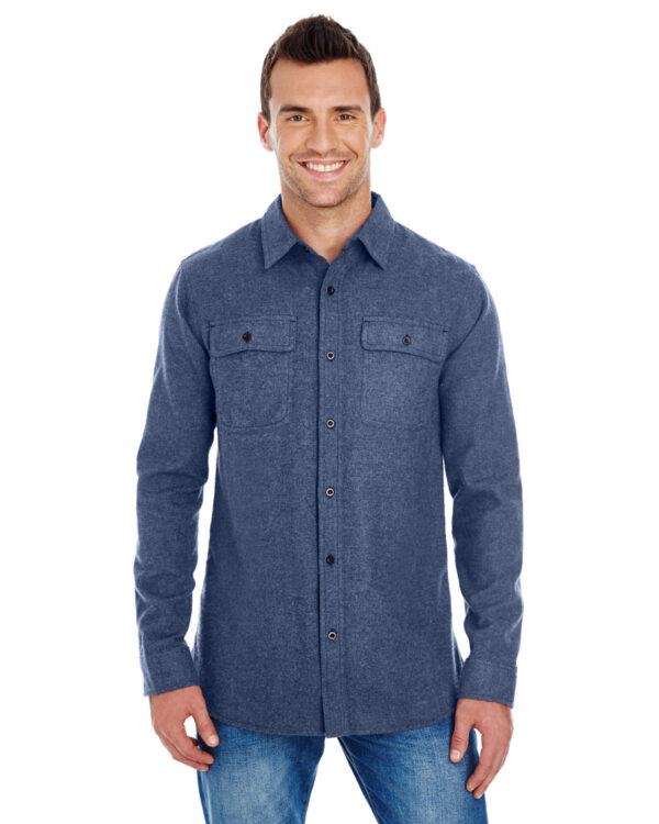 Burnside Men's Solid Flannel Shirt BU8200 - Image 4