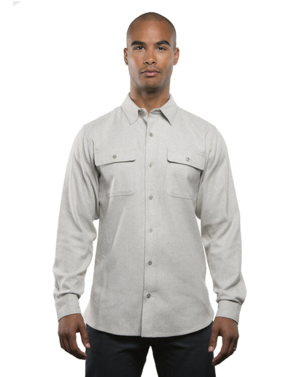 Burnside Men's Solid Flannel Shirt BU8200 - Image 5