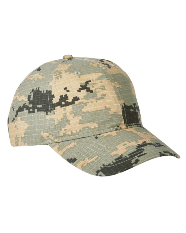 Blend In with Style: Big Accessories Unstructured Camo Cap - Image 2