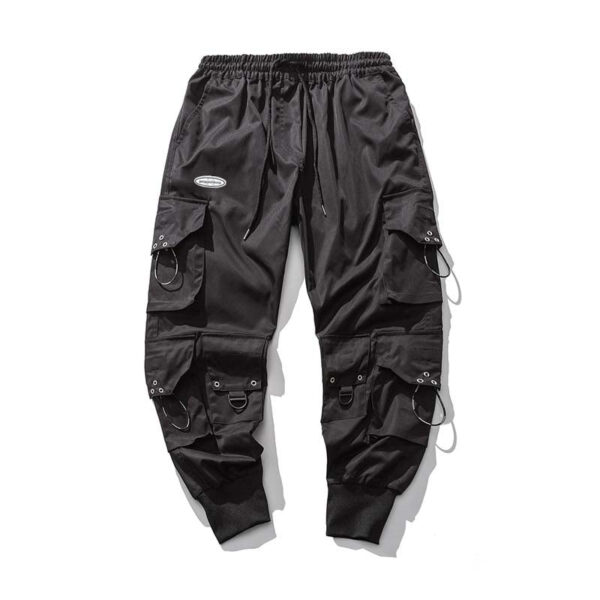 Men's Large Cropped Baggy Cargo Pants - Image 5