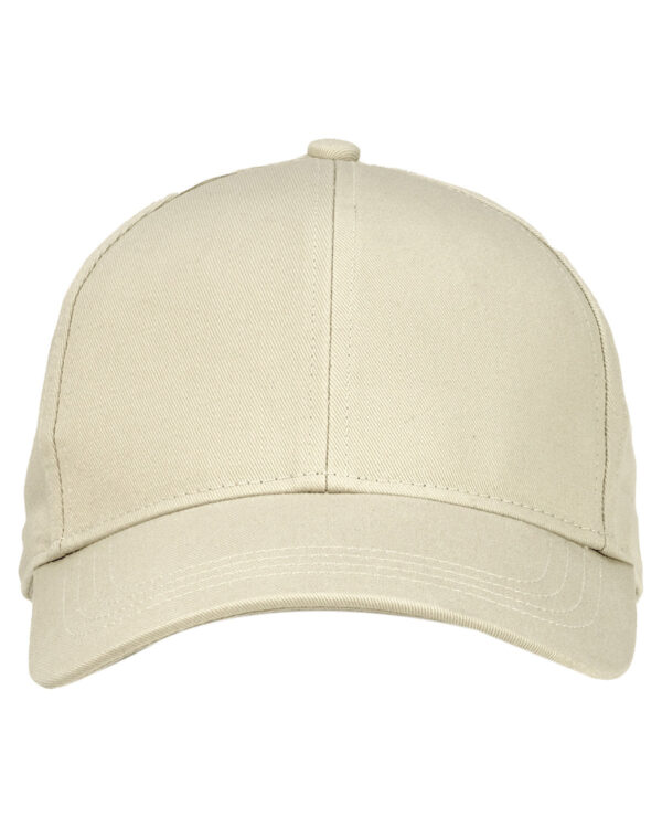 Elevate Everyday Style Sustainably: 6-Panel Organic Cotton Baseball Cap by econscious - Image 3