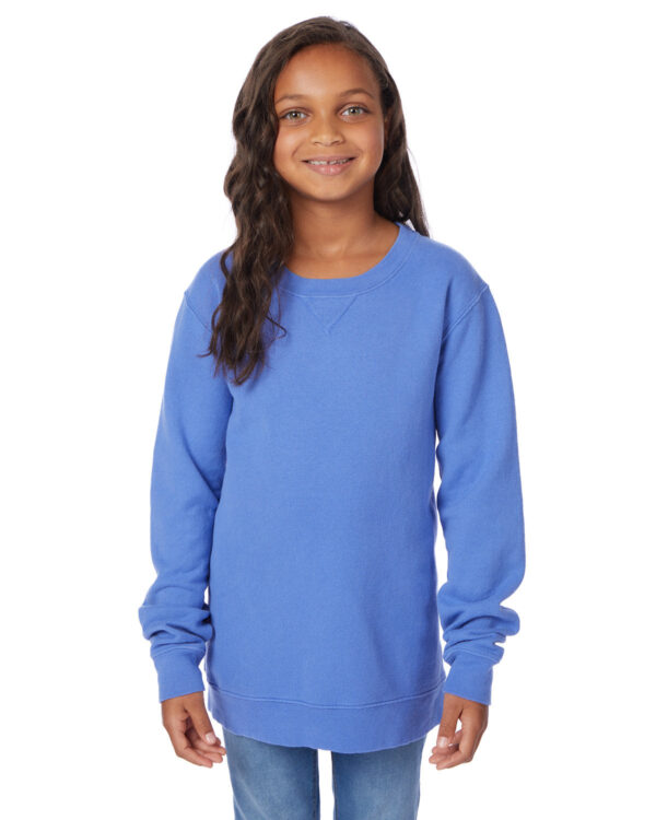 ComfortWash by Hanes Youth Fleece Sweatshirt GDH475 - Image 2