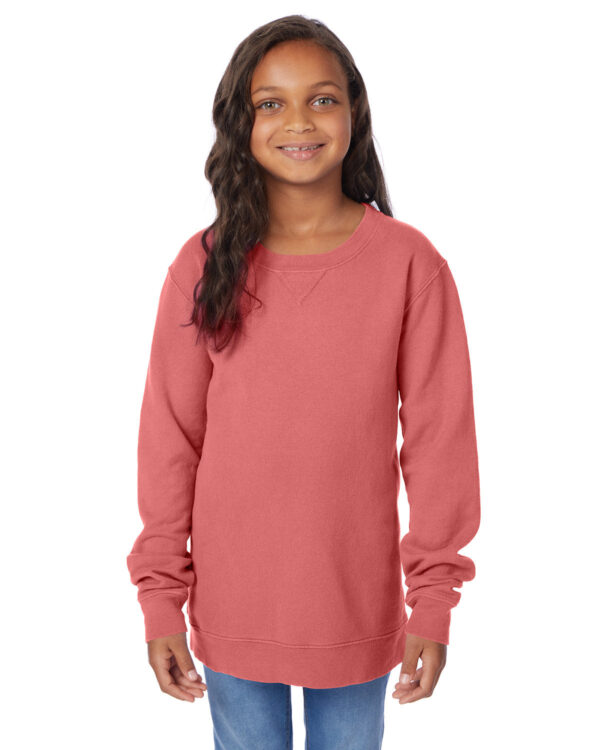 ComfortWash by Hanes Youth Fleece Sweatshirt GDH475 - Image 5