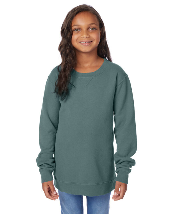 ComfortWash by Hanes Youth Fleece Sweatshirt GDH475 - Image 6