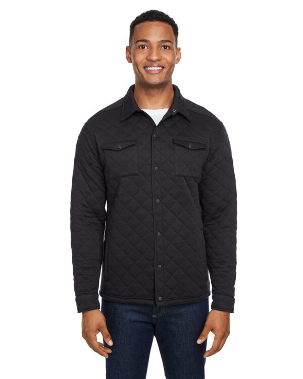 Classic Comfort: J America Adult Quilted Jersey Shirt Jacket