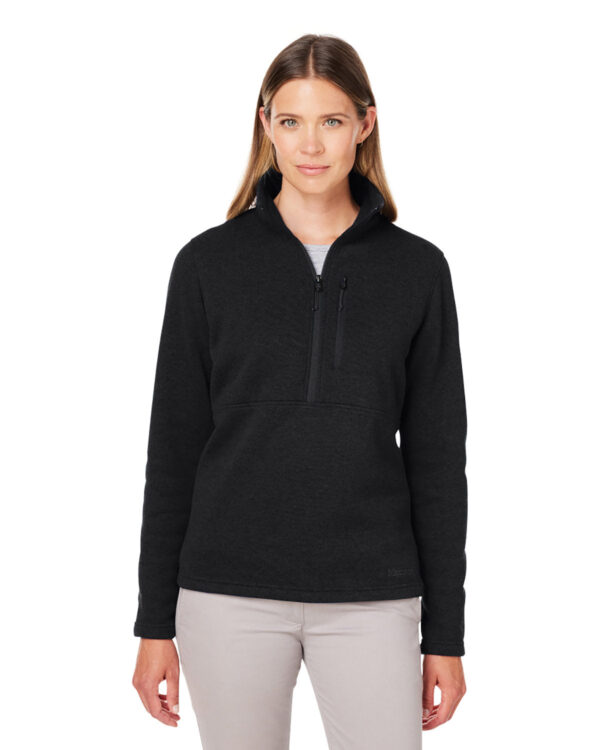 Marmot Ladies' Dropline Half-Zip Sweater Fleece Jacket M14436 - Image 2