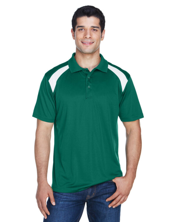 HARRITON Adult 4 oz. Polytech Colorblock Polo Shirt: Dynamic Style