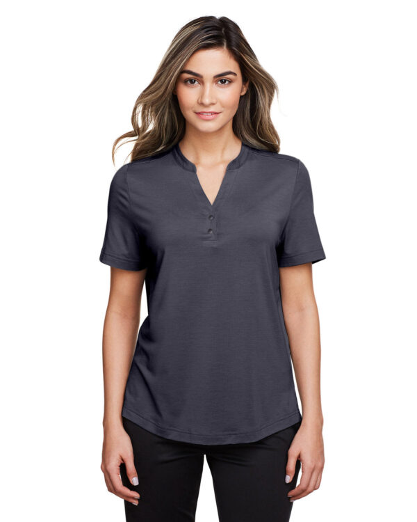 Elevate Your Look with the North End Ladies' Jaq Snap-Up Stretch Performance Polo - Image 3