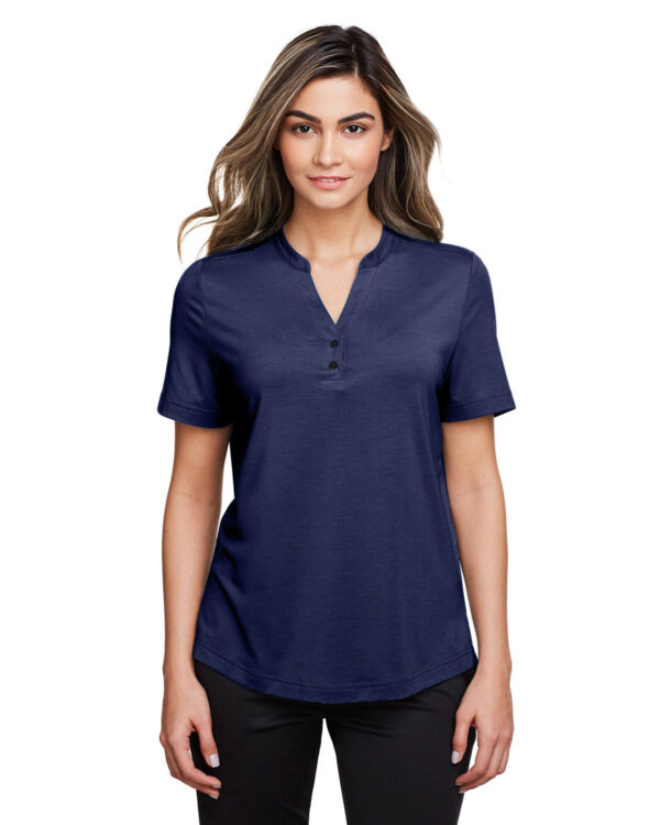 Elevate Your Look with the North End Ladies' Jaq Snap-Up Stretch Performance Polo - Image 4