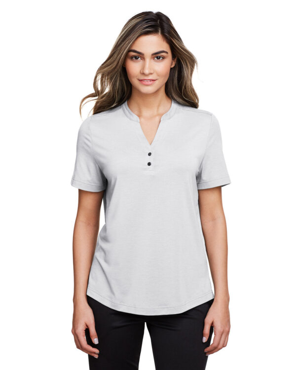 Elevate Your Look with the North End Ladies' Jaq Snap-Up Stretch Performance Polo - Image 6