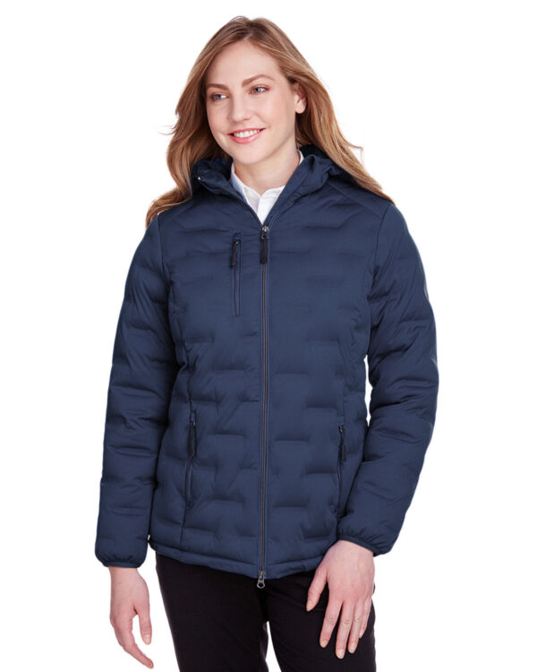 Elevate Your Winter Look with the North End Ladies' Loft Puffer Jacket - Image 4