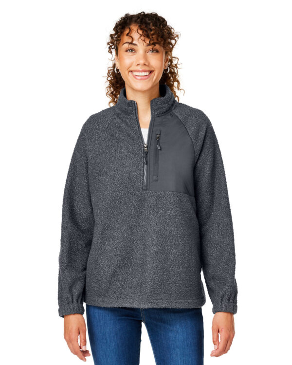 Elevate Your Wardrobe: North End Ladies' Aura Sweater Fleece Quarter-Zip - Image 2