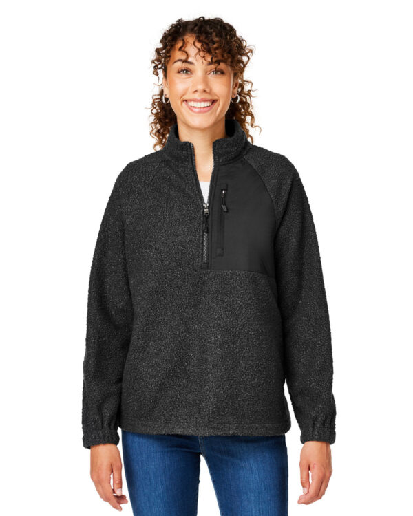 Elevate Your Wardrobe: North End Ladies' Aura Sweater Fleece Quarter-Zip