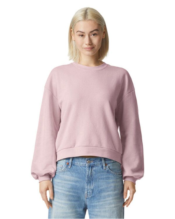American Apparel Ladies' ReFlex Fleece Crewneck Sweatshirt: Redefining Cozy Chic - Image 3