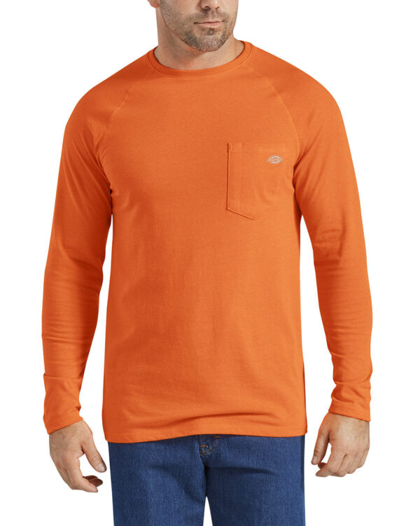 Dickies Men's Temp-iQ Performance Cooling Long Sleeve Pocket T-Shirt SL600 - Image 2