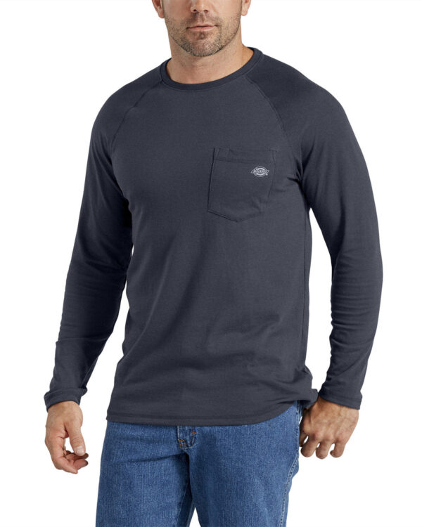 Dickies Men's Temp-iQ Performance Cooling Long Sleeve Pocket T-Shirt SL600 - Image 4