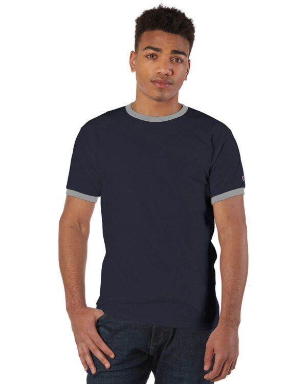 Champion Classic: The Adult 5.2 oz. Ringer T-Shirt - Image 3