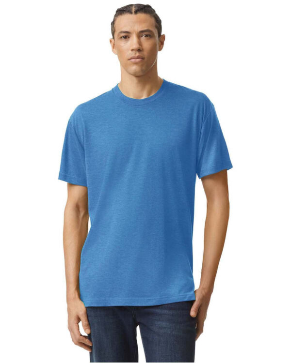 American Apparel Unisex Triblend USA Made Short-Sleeve Track T-Shirt - Apparel Globe