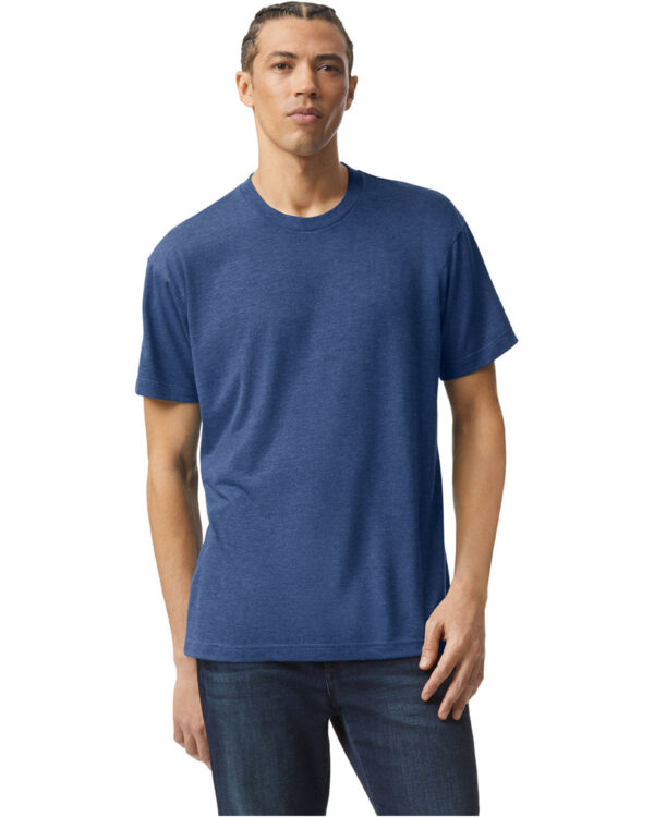 American Apparel Unisex Triblend USA Made Short-Sleeve Track T-Shirt - Apparel Globe