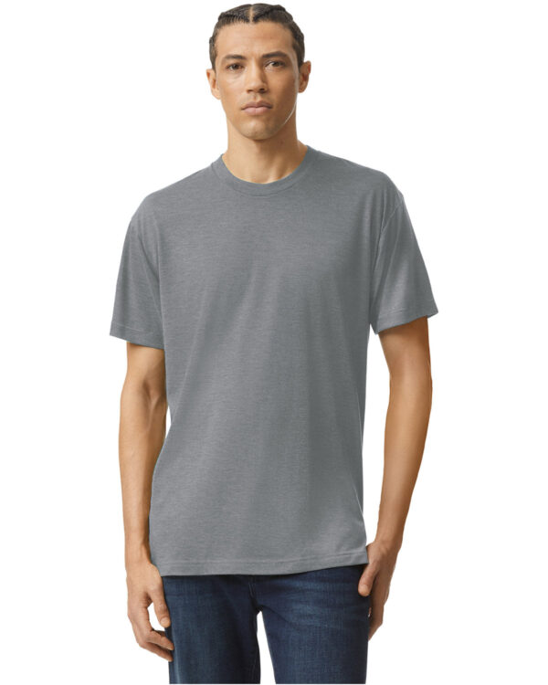 American Apparel Unisex Triblend USA Made Short-Sleeve Track T-Shirt - Apparel Globe