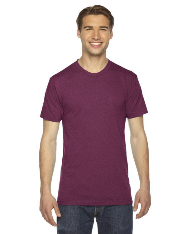 American Apparel Unisex Triblend USA Made Short-Sleeve Track T-Shirt - Apparel Globe