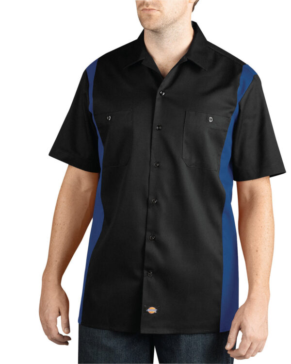 Dickies Men's Two-Tone Short-Sleeve Work Shirt - Image 3