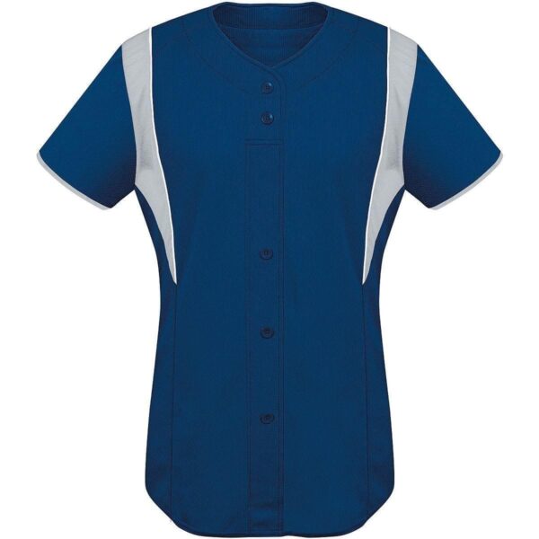 LADIES FAUX FRONT JERSEY - Apparel Globe