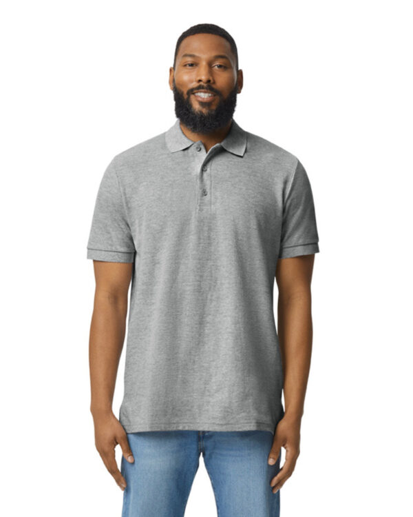 Gildan Unisex Midweight Double Pique Polo Shirt G858 - Image 9