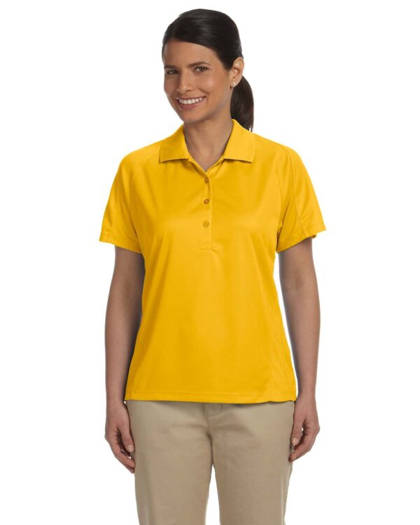 Harriton Women's Polytech Mesh Insert Polo Shirt: Embrace Comfort and Elegance with 3.8 oz. of Luxury" - Image 2