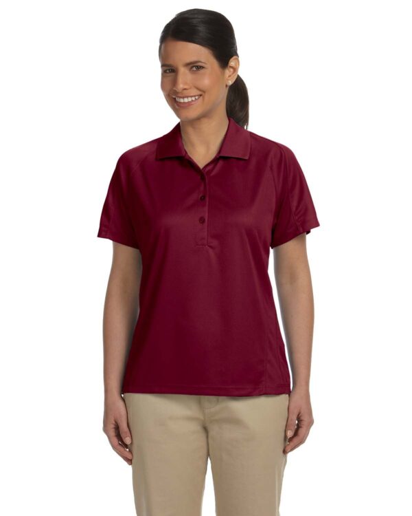Harriton Women's Polytech Mesh Insert Polo Shirt: Embrace Comfort and Elegance with 3.8 oz. of Luxury" - Image 3