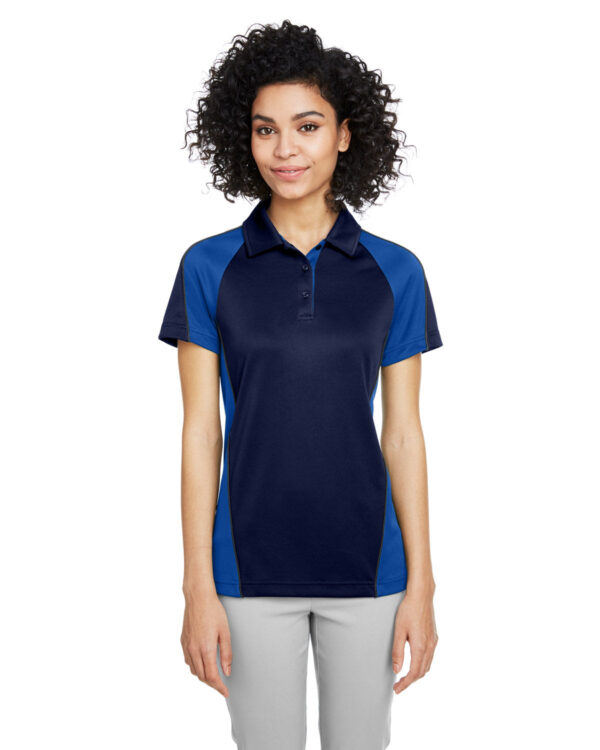 Harriton Ladies' Advantage Colorblock Polo Shirt: Redefine Elegance with Snag Protection Plus IL Technology" - Image 5