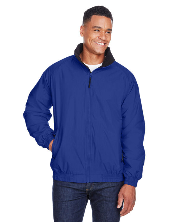 Harriton Adult Fleece-Lined Nylon Jacket: Warmth and Comfort in a Sleek Design. - Image 3